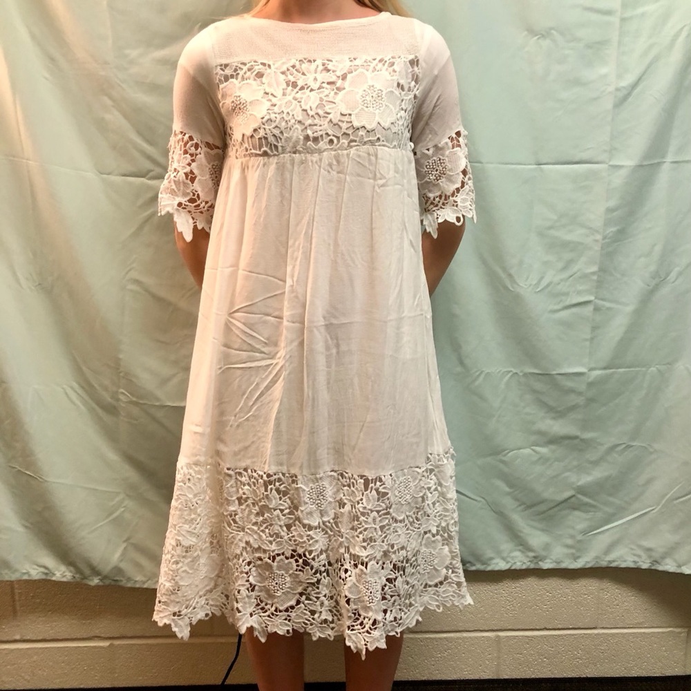 Floral detail dress